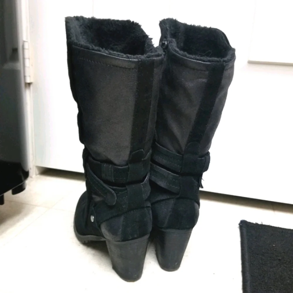 BARE TRAPS suede winter boots fleece lined